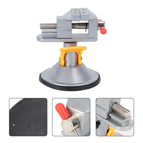 Model makers vise with - vise, suction