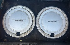 2x - 14” Nissan Bluebird classic wheel trims / hubcaps
