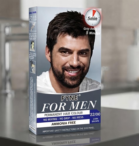 Dark brown men - brown, men's