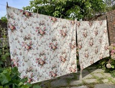 New  Dorma The Country Diary Spring Bouquet Curtains W68” D54” Cottagecore 