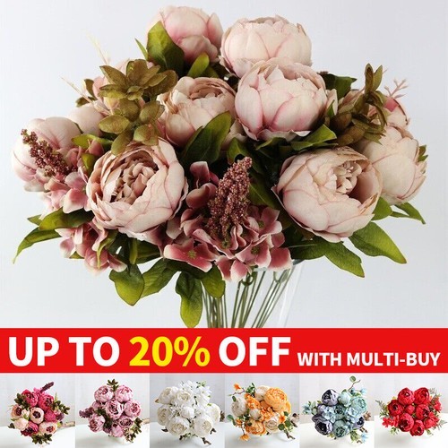 Heads silk peony artificial - silk,