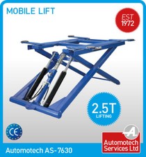 MOBILE SCISSOR CAR LIFT / VEHICLE LIFT / HOIST / CAR RAMP / 2700Kg / MID-RISE 