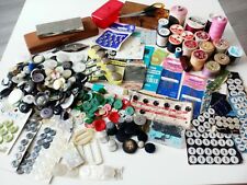 Haberdashery Sewing Machine Needles Thread Buttons Press Studs Ribbon