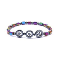 Magnetic Healing Therapy Arthritis Hematite Anklet Bracelet Healthy Weight Loss