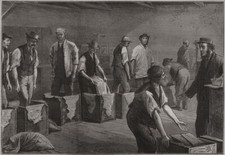 Sketches at a tea warehouse