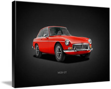 Canvas Art - Classic MGB GT