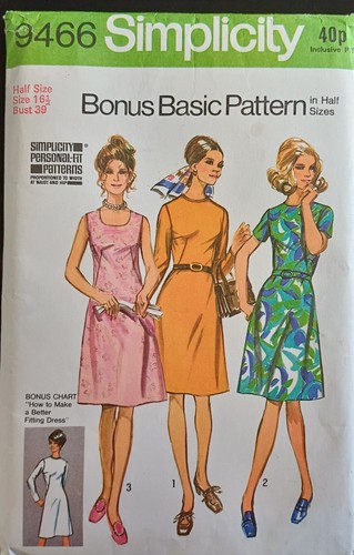 Simplicity vintage cut - vintage, 70's