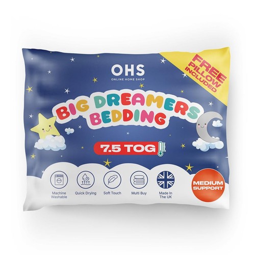 Ohs kids duvet tog filled - kids,