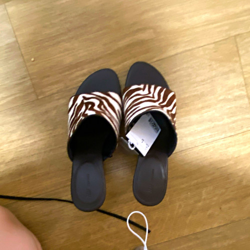 Women zebra print - women’s, mule