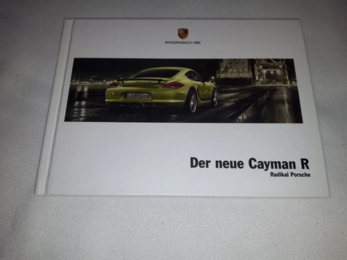 2011 porsche cayman - 2011, brochure
