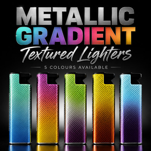 Metallic gradient jet lighter - metallic,