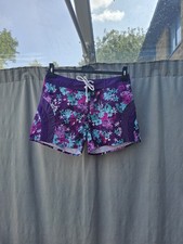 Mantaray Purple Floral Board Shorts Beach Shorts UK 12 New