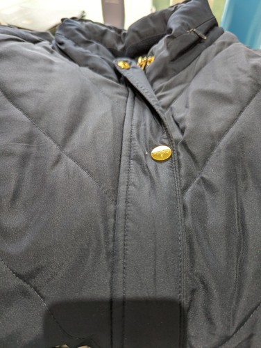Ladies navy coat with - navy,