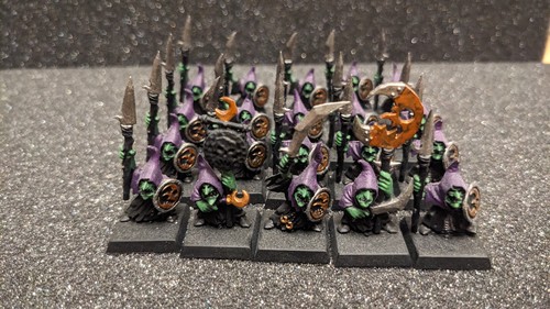 Night goblins with spears - goblins,
