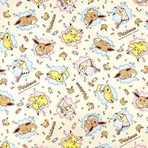 Pokemon cotton oxford fabric - cotton,