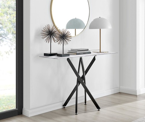 Leonardo console table white - leonardo,