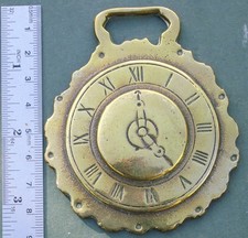 Horse Brass: Clock or Watch, Free P&P, face tea time retirement