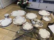 Crown Ducal 'Orange Tree' pattern dinner/tea ware. Art Deco from 1920s & 1930s