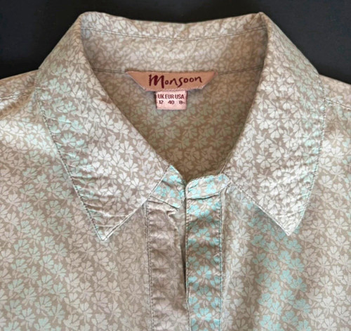 Monsoon beige turquoise - &,