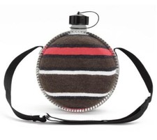 0.7/2 Litre Western Style Water Canteen Round Leak-Proof with Shoulder Strap