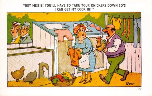 Sapphire comic postcard - comic, quip
