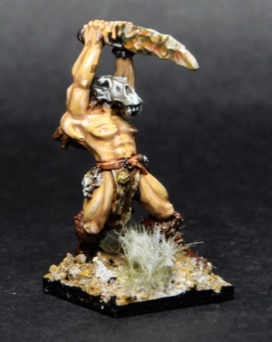 Barbarian shaman with stone - shaman,