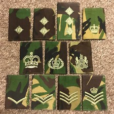 British Army Surplus DPM Camouflage Rank Slide, Lance Corporal - Field Marshal 1