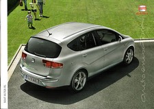 Seat Altea XL & Freetrack 4 2008-09 UK Market Sales Brochure Reference Stylance