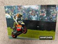 Rare Valentino Rossi 2003 Repsol Honda Moto GP post Card rare Motorcycle Bike 