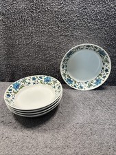 5 x Midwinter - Spanish Garden 7.5" Large Soup, Cereal, Dessert / Pasta Bowl