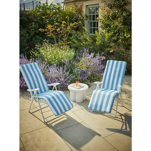 Set folding sun lounger - ,