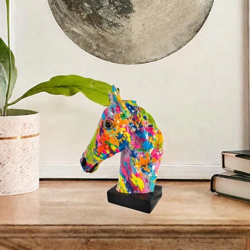 Horse head statue resin - horse,