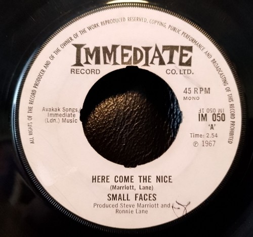 Small faces here - small, the