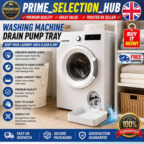 Washing machine drainage - machine, tray