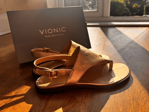 Vionic eu43 gold metallic - vionic, uk