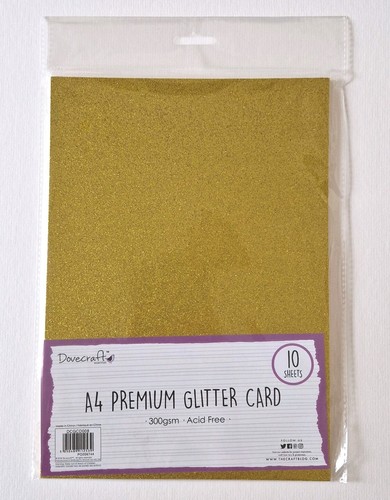 Dovecraft gold glitter
