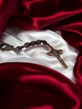 Wooden catholic rosary beads - catholic,