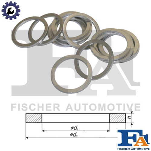 10x seal ring oil - seal, drain
