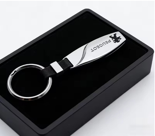 Metal car logo keychain key - car,