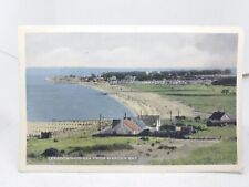 Leysdown Kent from Warden Bay showing Caravan Park Vintage Postcard 1958