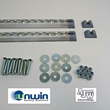 2 x 22" UNWIN KOLLER Surface Rail Track Camper Motorhome Van Minibus Seat G