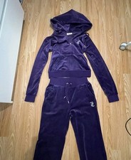Purple Juicy Couture Velour Tracksuit size xs