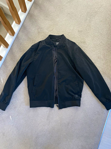 Zara men black bomber - men’s,