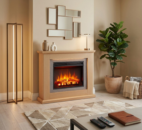Electric fireplace suite - fireplace, 39"