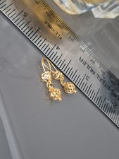 22k pure gold - jumka, earrings
