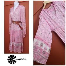 Vintage 70s Phool pink Indian