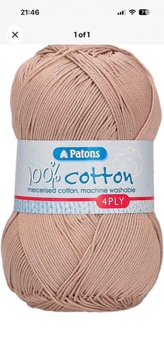 Patons 100 cotton ply 100g - 4,