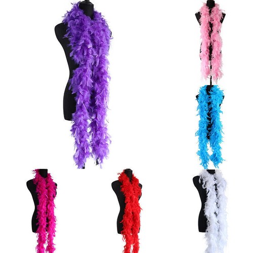 Feather boa strip - 2m, fluffy
