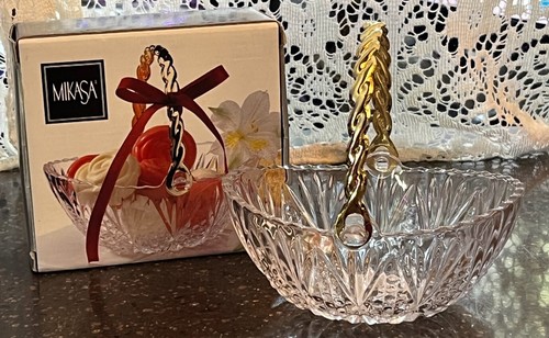 Mikasa crystal candy basket - mikasa, in