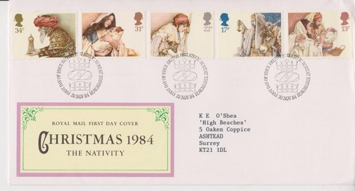 Royal mail fdc 1984 - royal,